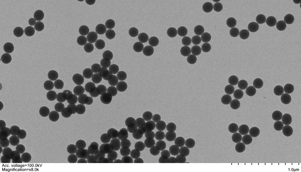 二氧化钛tio2纳米粒子(尺寸80nm-800nm可调节)的电镜图