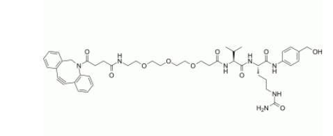 DBCO-PEG4-Propionic-Val-Cit-PAB