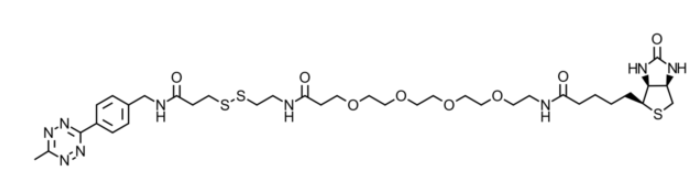 Methyltetrazine-SS-PEG4-Biotin