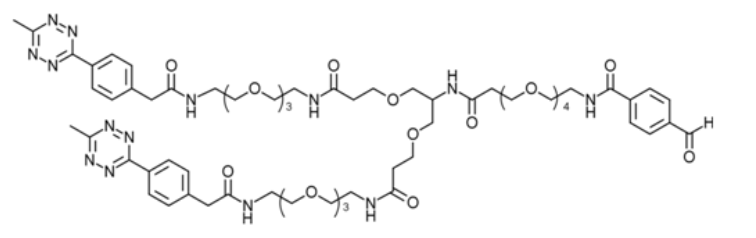 Aldehyde-PEG4-bis-PEG3-methyltetrazine