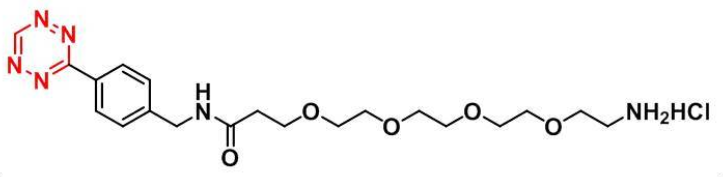 Tetrazine-PEG4-amine HCl salt