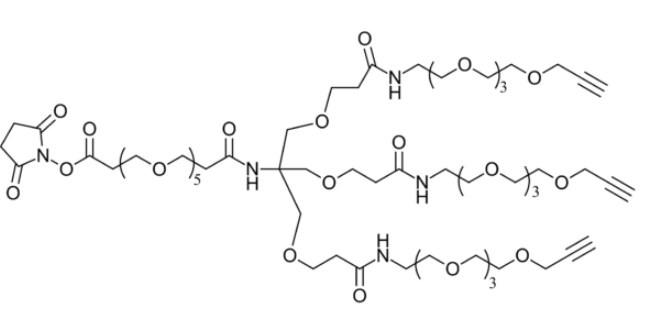 NHS-PEG5-tris-PEG4-alkyne