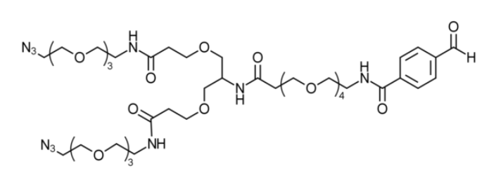 Aldehyde-PEG4-bis-PEG3-azide