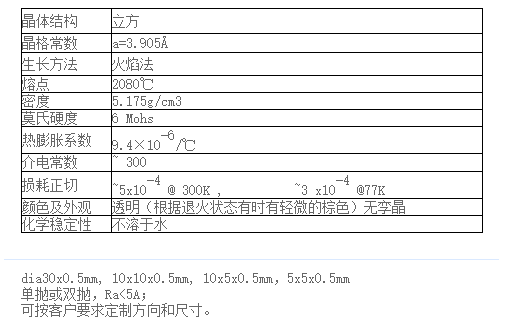 SrTiO3单晶