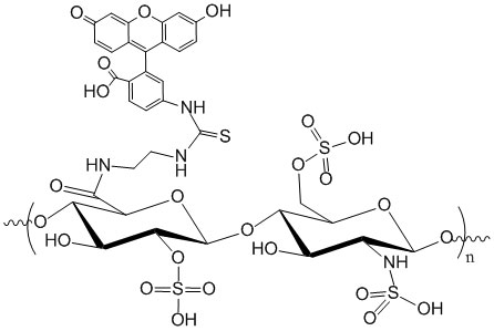 绿色荧光素标记肝素