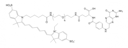 荧光染料Cy7-PEG-Folate，Cy7-聚乙二醇-叶酸，Ex/Em(nm) 755/787