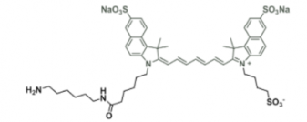 水溶性吲哚菁绿disulfo-ICG-amine/NH2/氨基，激发发射波长Ex/Em(nm) 751/830
