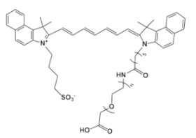 荧光染料ICG-PEG-COOH/carboxylic acid/羧基羧酸，吲哚菁绿-聚乙二醇-羧基产品介绍