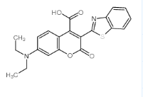 3-(2-苯并噻唑基)-7-(乙氨基)-香豆素-4-甲酸	