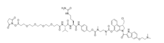 OSu-PEG4-vc-PAB-DMEA Duocarmycin DM