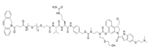 DBCO-PEG4-vc-PAB-(PEG2)-Duocarmycin DM