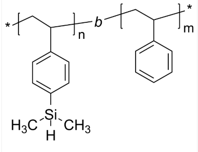 P4SSiH-PS 聚(4-二甲基硅基苯乙烯)-聚苯乙烯 二嵌段共聚物 Poly(4-dimethylsilyl Styrene)-b ...