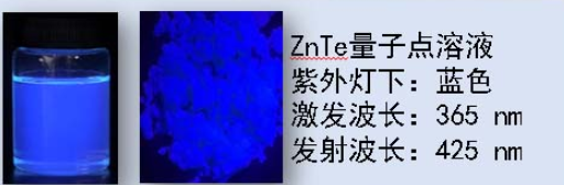 ZnTe量子点溶液