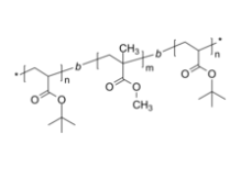 PtBuA-PMMA-PtBuA