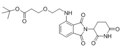 Thalidomide-4-NH-PEG1-COO(t-Bu)