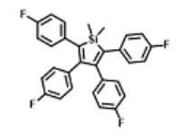 2,3,4,5-tetrakis(4-fluorophenyl)-1,1-dimethyl-1H-silole 