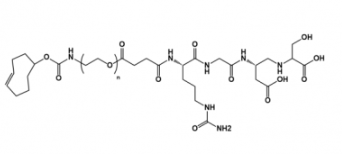 线肽-聚乙二醇-反式环辛烯  