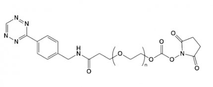 Tetrazine-PEG-NHS   