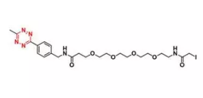 Methyltetrazine-PEG4-iodoacetamide     