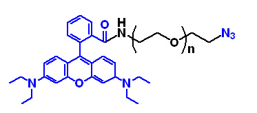 Rb-PEG-N3，Rhodamine-PEG-Azide
