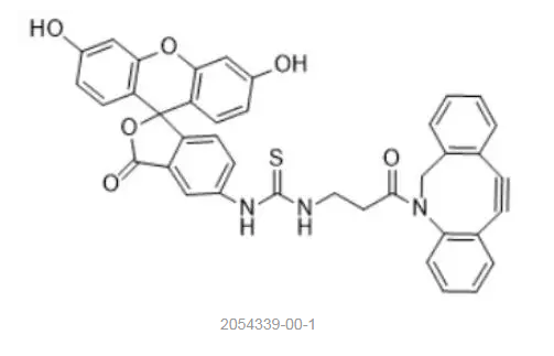 Fluorescein-DBCO，FITC-DBCO，5-FITC-DBCO，荧光素-二苯并环辛炔，2054339-00-1