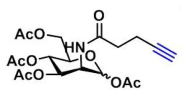 Ac4ManNAl，炔基修饰甘露糖，N–(4–pentynoyl) mannosamine tetraacylated