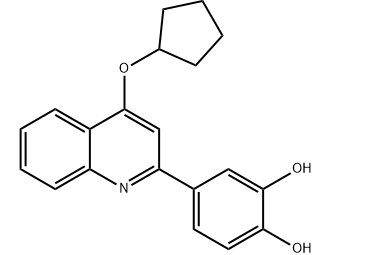 ROS活化氧分子CMS121，CAS：1353224-53-9，4-(4-(cyclopentyloxy)quinolin-2-yl)benzene-1,2-diol