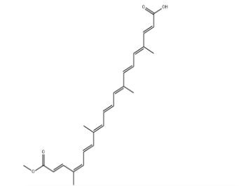 活化氧Bixin，胭脂树橙，CAS：6983-79-5，分子式C25H30O4