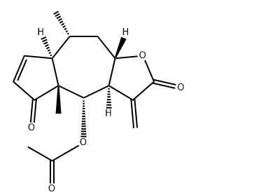 活化氧锦菊素，Bigelovin，CAS：3668-14-2，分子式C17H20O5