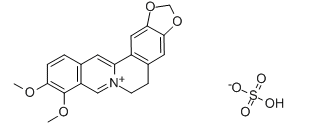 活化氧Berberine Sulfate，硫酸小檗碱，CAS：633-66-9