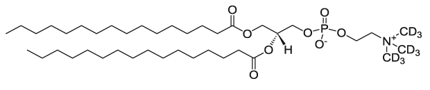 16:0 PC-d9|1,2-dipalmitoyl-sn-glycero-3-phosphocholine-N,N,N-trimethyl-d9