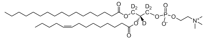 17:0-14:1 PC-d5|1-heptadecanoyl-2-myristoleoyl-sn-glycero(d5)-3-phosphocholine