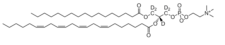17:0-22:4 PC-d5|1-heptadecanoyl-2-docosatetraenoyl-sn-glycero(d5)-3-phosphocholine