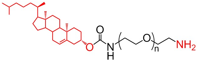 胆固醇-PEG-氨基、CLS-PEG-NH2 、胆固醇-聚乙二醇-氨基