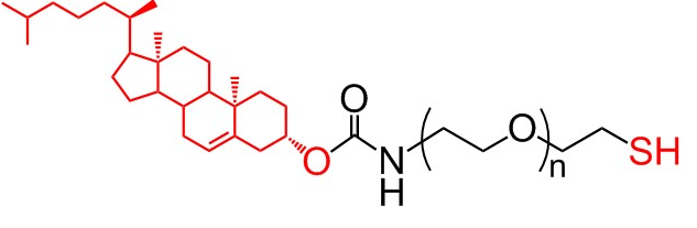 胆固醇 聚乙二醇 巯基、CLS-PEG-SH、 胆固醇PEG巯基