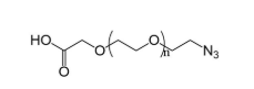 叠氮-聚乙二醇-羧基,N3-PEG-COOH,Azide-PEG-COOH