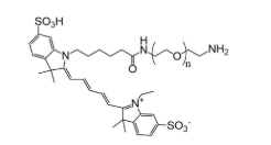 CY5-聚乙二醇-氨基，CY5-PEG-NH2，Cyanine5-PEG-amine