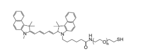 CY5.5-聚乙二醇-巯基，CY5.5-PEG-SH，Cy5.5聚乙二醇巯基