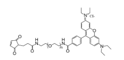 羅丹明-聚乙二醇-馬來酰亞胺，Rhodamine PEG Maleimide   RB-PEG-MAL