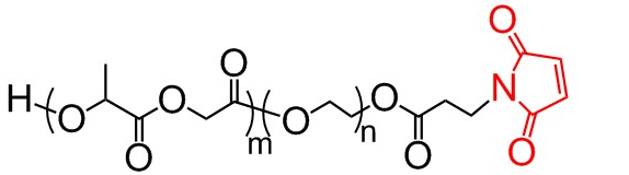 PLGA-PEG-MAL，聚乳酸-羟基乙酸共聚物-聚乙二醇-马来酰亚胺