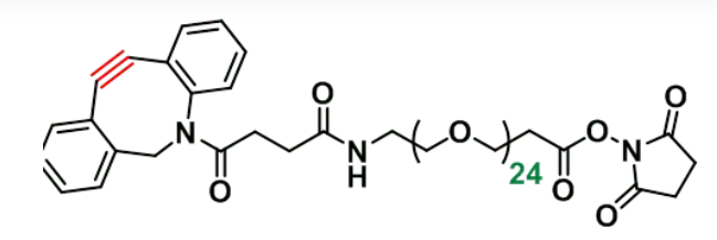 DBCO PEG SS NHS ester 二苯并环辛炔 聚乙二醇 二硫键 N 羟基琥珀酰亚胺 UDP糖丨MOF丨金属有机框架丨聚集诱导发光丨