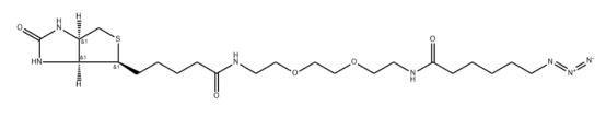 Biotin-PEG2-C6-azide