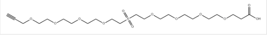 Propargyl-PEG4-Sulfone-PEG4-acid