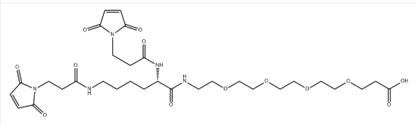 Bis-Mal-Lysine-PEG4-acid