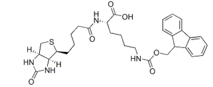 N-Fmoc-N'-生物素-L-赖氨酸