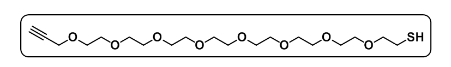 Propargyl-PEG8-thiol