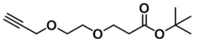 CAS:1807503-80-5；炔基-二聚乙二醇-叔丁酯；Alkyne-PEG2-COOtBu