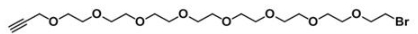 CAS:2055046-25-6；炔丙基-八聚乙二醇-溴化物；Alkyne-PEG8-Br