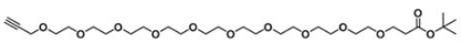 CAS:2055022-22-3；炔基-十聚乙二醇-叔丁酯；Alkyne-PEG10-COOtBu