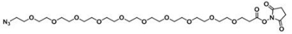 叠氮十聚乙二醇活性酯；Azide-PEG10-NHS ester；N3-PEG10-NHS